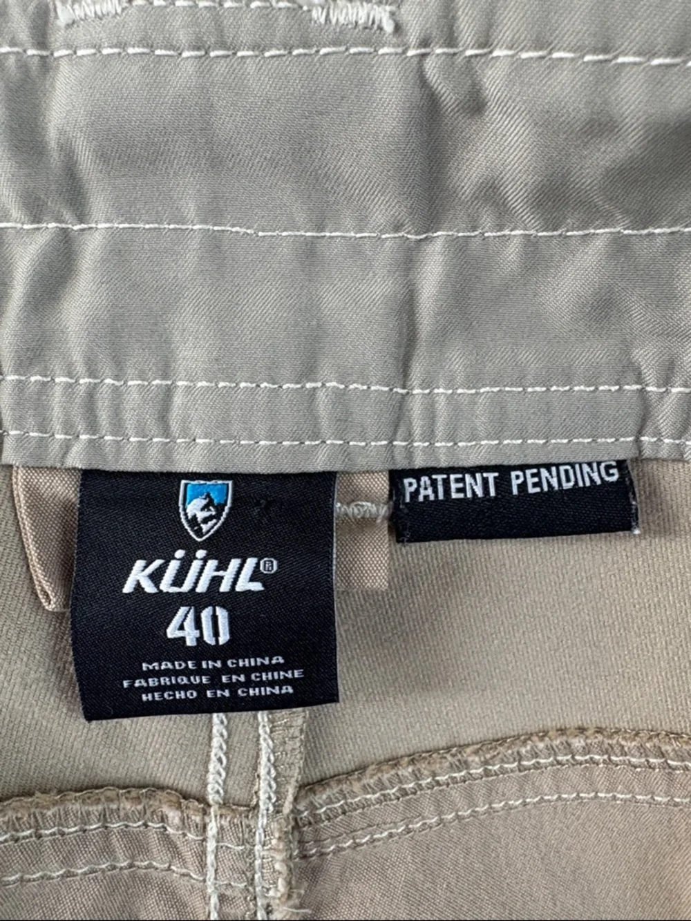 Kuhl Men's Light Beige Cargo Shorts Size 40